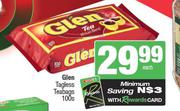 Glen Tagless Teabags-100s Each