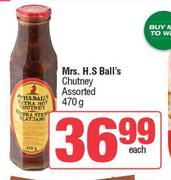Mrs.H.S Ball's Chutney Assorted-470g Each