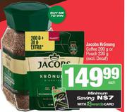 Jacobs Kronung Coffee 200g Or Pouch 230g-Each