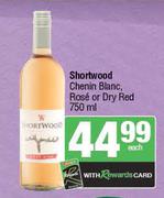 Shortwood Chenin Blanc Rose Or Dry Red-750ml Each