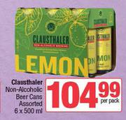 Clausthaler Non Alcoholic Beer Cans Assorted-6 x 500ml Per Pack