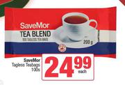 SaveMor Tagless Teabags-100s Each