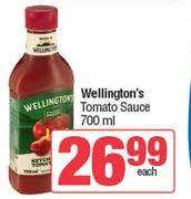 Wellington's Tomato Sauce-700ml Each