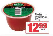 Rhodes Tomato Paste-115g Each