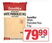 SaveMor White Parboiled Rice-5Kg Each