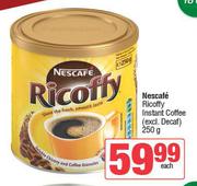 Nescafe Ricoffy Instant Coffee-250g Each