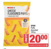 Spar Puffs Assorted-For 2 x 100g