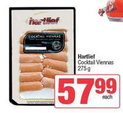 Hartlief Cocktail Viennas-275g Each