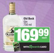 Old Buck Gin-750ml Each