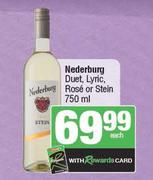 Nederburg Duet, Lyric, Rose Or Stein-750ml Each