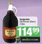 Sedgwick's Old Brown Sherry-2L Each