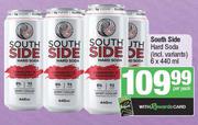 South Side Hard Soda-6 x 440ml Per Pack