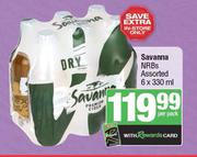 Savanna NRBs Assorted-6 x 330ml Per Pack