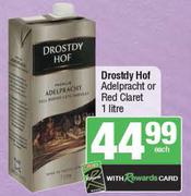 Drostdy Hof Adelpracht Or Red Claret-1L Each