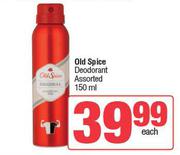 Old Spice Deodorant Assorted-150ml Each