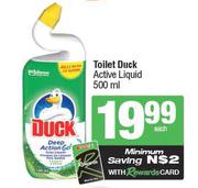 Toilet Duck Active Liquid-500ml Each