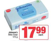Johnson's Baby Soap-175g Each