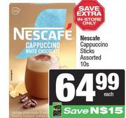 Nescafe Cappuccino Sticks Assorted-10s
