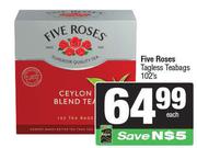 Five Roses Tagless Teabags-102s