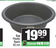 Evo Plastic Basin 42cm