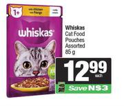 Whiskas Cat Food Pouches Assorted-85g