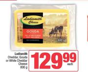 Ladismith Cheddar, Gouda Or White Cheddar Cheese-800g Each