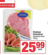 Windhoek Schlacherei Sandwisch Ham-100g