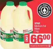 Spar Medium Fat Mass-For 2 x 2kg