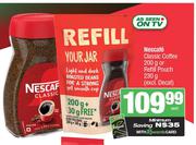 Nescafe Classic Coffee 200g or Refill Pouch 230g (excl. Decaf)-Each