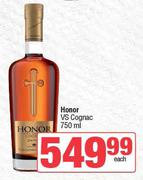 Honor VS Cognac-750ml Each