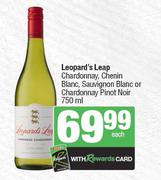 Leopard's Leap Chardonnay, Chenin Blanc, Sauvignon Blanc Or Chardonnay Pinot Noir-750ml Each