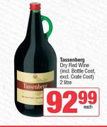 Tassenberg Dry Red Wine-2L Each