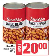 SaveMor Baked Beans-For 2 x 410g