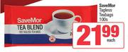 SaveMor Tagless Teabags-100s Each