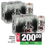 Extreme Apple Ale Cans-For 2 x 6x300ml