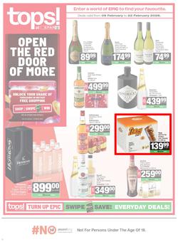 TOPS At SPAR Namibia : Turn Up Epic (09 February - 22 February 2026), page 1