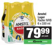 Amstel Lager Radler NRB-6 x 330ml Per Pack