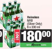 Heineken NRB (Silver Only)-For 2 x 6 x 330ml