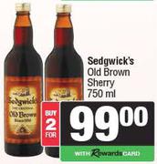 Sedgwick's Old Brown Sherry-For 2 x 750ml