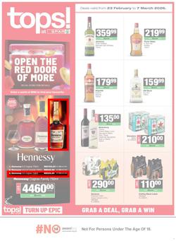 TOPS at SPAR Namibia : Grab A Deal, Grab A Win (23 February - 08 March 2026), page 1