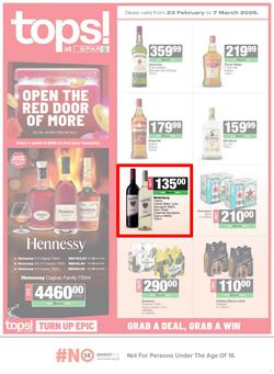 TOPS at SPAR Namibia : Grab A Deal, Grab A Win (23 February - 08 March 2026), page 1