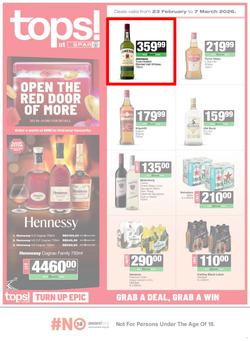 TOPS at SPAR Namibia : Grab A Deal, Grab A Win (23 February - 08 March 2026), page 1