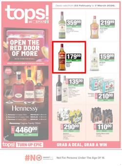 TOPS at SPAR Namibia : Grab A Deal, Grab A Win (23 February - 08 March 2026), page 1
