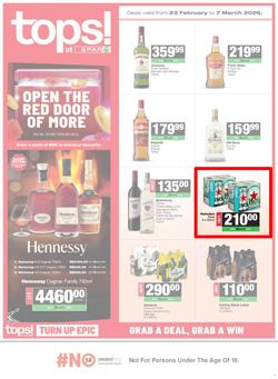 TOPS at SPAR Namibia : Grab A Deal, Grab A Win (23 February - 08 March 2026), page 1