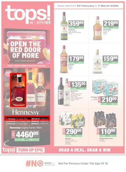 TOPS at SPAR Namibia : Grab A Deal, Grab A Win (23 February - 08 March 2026), page 1