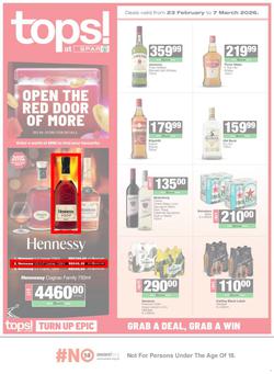 TOPS at SPAR Namibia : Grab A Deal, Grab A Win (23 February - 08 March 2026), page 1