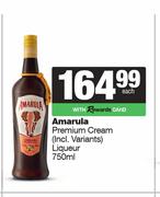 Amarula Premium Cream Liqueur-750ml Each
