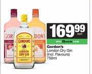 Gordon's London Dry Gin-750ml Each