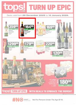TOPS at SPAR Namibia : Turn Up Epic (29 December 2025 - 10 January 2026), page 1