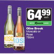 Olive Brook Moscato Of Rose-750ml Each